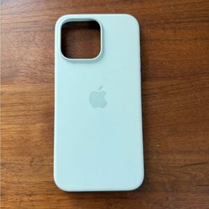 Apple Light Green Silicone iPhone Case